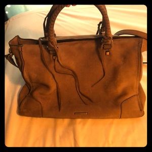 Rebecca Minkoff suede purse.
